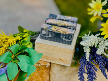 Load image into Gallery viewer, “I CHOOSE TO HEAL” Charcoal & Rose Body Bar